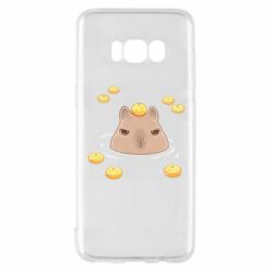 Чехол для Samsung S8 Морда капибары - PrintSalon