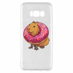 Чехол для Samsung S8 Пончик с капибарой - PrintSalon