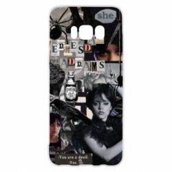 Чехол для Samsung S8 Венздей Адамс. - PrintSalon
