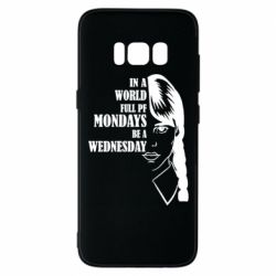 Чехол для Samsung S8 Wednesday girl - PrintSalon