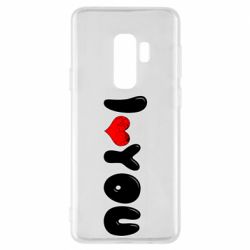 Чехол для Samsung S9+ День Валентина I love you - PrintSalon