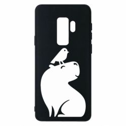 Чохол для Samsung S9+ Копібара та Пташка - PrintSalon