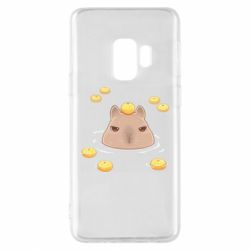 Чехол для Samsung S9 Морда капибары - PrintSalon