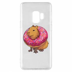 Чехол для Samsung S9 Пончик с капибарой - PrintSalon