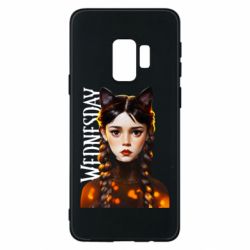 Чехол для Samsung S9 Венздей кошка - PrintSalon