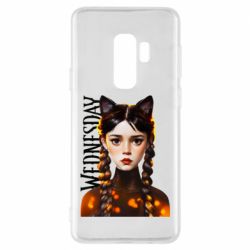 Чехол для Samsung S9+ Венздей кошка - PrintSalon