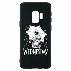 Чохол для Samsung S9 Венздей Вдамс и зонт - PrintSalon