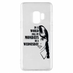 Чехол для Samsung S9 Wednesday girl - PrintSalon