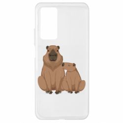 Чехол для Xiaomi Mi 10T/10T Pro Две капибары - PrintSalon