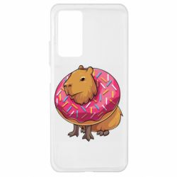 Чехол для Xiaomi Mi 10T/10T Pro Пончик с капибарой - PrintSalon