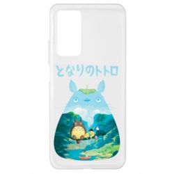 Чехол для Xiaomi Mi 10T/10T Pro Тоторо на рыбалке - PrintSalon