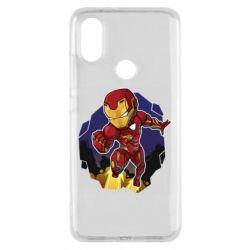 Чехол для Xiaomi Mi A2 Flying Iron man - PrintSalon