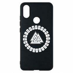 Чехол для Xiaomi Mi A2 Scandinavian Runes And Walknut - PrintSalon