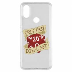 Чехол для Xiaomi Mi A2 Crit fast - die last - PrintSalon