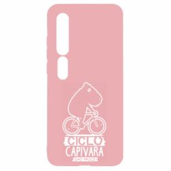 Чехол для Xiaomi Mi10/10 Pro Капибара на велосипеде - PrintSalon