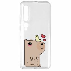 Чехол для Xiaomi Mi10/10 Pro Капибара с цыпленком - PrintSalon