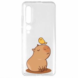 Чохол для Xiaomi Mi10 / 10 Pro Капібара з пташкою