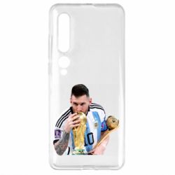 Чохол для Xiaomi Mi10 / 10 Pro Мессі цілує кубок