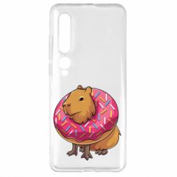 Чехол для Xiaomi Mi10/10 Pro Пончик с капибарой - PrintSalon