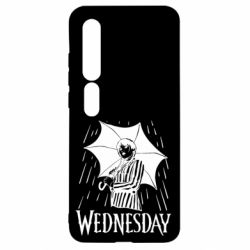 Чохол для Xiaomi Mi10 / 10 Pro Венздей Вдамс и зонт - PrintSalon