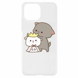 Чехол для Xiaomi Mi11 Lite Чиби котики - PrintSalon