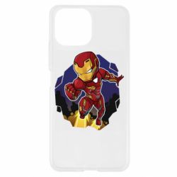 Чехол для Xiaomi Mi11 Lite Flying Iron man - PrintSalon