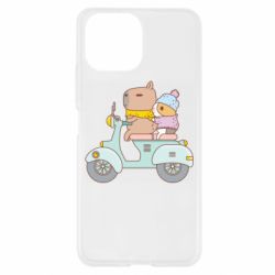 Чехол для Xiaomi Mi11 Lite Капибара и Морская свинка - PrintSalon