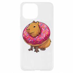 Чехол для Xiaomi Mi11 Lite Пончик с капибарой - PrintSalon