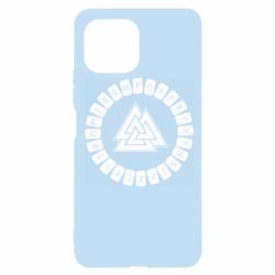 Чехол для Xiaomi Mi11 Lite Scandinavian Runes And Walknut - PrintSalon