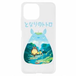 Чехол для Xiaomi Mi11 Lite Тоторо на рыбалке - PrintSalon