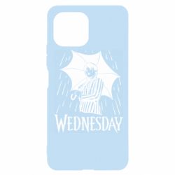 Чохол для Xiaomi Mi11 Lite Венздей Вдамс и зонт - PrintSalon