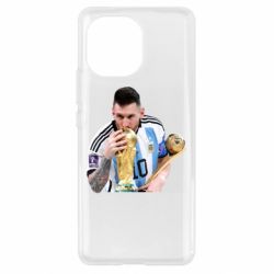 Чехол для Xiaomi Mi11 Месси целует кубок