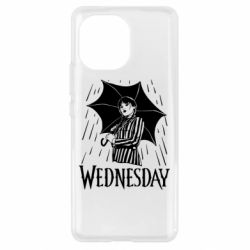 Чохол для Xiaomi Mi11 Венздей Вдамс и зонт - PrintSalon