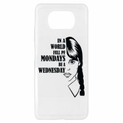 Чехол для Xiaomi Poco X3 Wednesday girl - PrintSalon