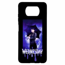 Чехол для Xiaomi Poco X3 Wednesday Text Logo - PrintSalon