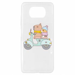 Чехол для Xiaomi Poco X3 Капибара и Морская свинка - PrintSalon