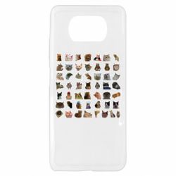 Чехол для Xiaomi Poco X3 Коты мем. - PrintSalon