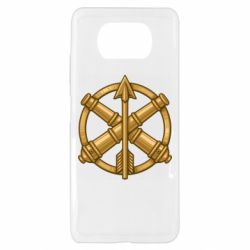 Чехол для Xiaomi Poco X3 Беретный знак войск противовоздушной обороны, сухопутных войск и зенитно-ракетных войск воздушных сил - PrintSalon