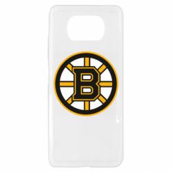 Чехол для Xiaomi Poco X3 Boston Bruins logo - PrintSalon