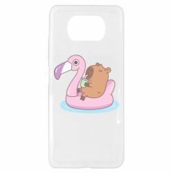 Чехол для Xiaomi Poco X3 Capybara Chilling - PrintSalon