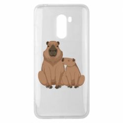 Чехол для Xiaomi Pocophone F1 Две капибары - PrintSalon