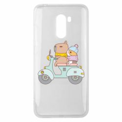 Чехол для Xiaomi Pocophone F1 Капибара и Морская свинка - PrintSalon