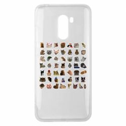 Чехол для Xiaomi Pocophone F1 Коты мем. - PrintSalon