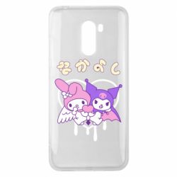 Чехол для Xiaomi Pocophone F1 Kuromi and My Melody - PrintSalon