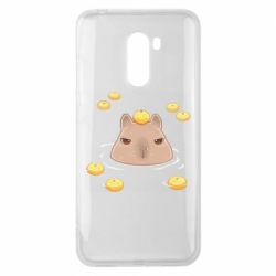 Чехол для Xiaomi Pocophone F1 Морда капибары - PrintSalon