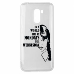 Чехол для Xiaomi Pocophone F1 Wednesday girl - PrintSalon