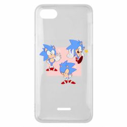 Чехол для Xiaomi Redmi 6A Funny Sonic - PrintSalon