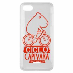 Чехол для Xiaomi Redmi 6A Капибара на велосипеде - PrintSalon