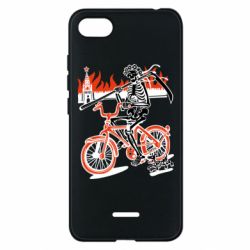 Чехол для Xiaomi Redmi 6A Смерть с косой в винке! Горящий кремль