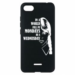 Чехол для Xiaomi Redmi 6A Wednesday girl - PrintSalon